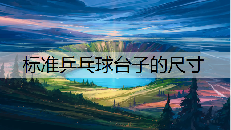 標準乒乓球臺子的尺寸